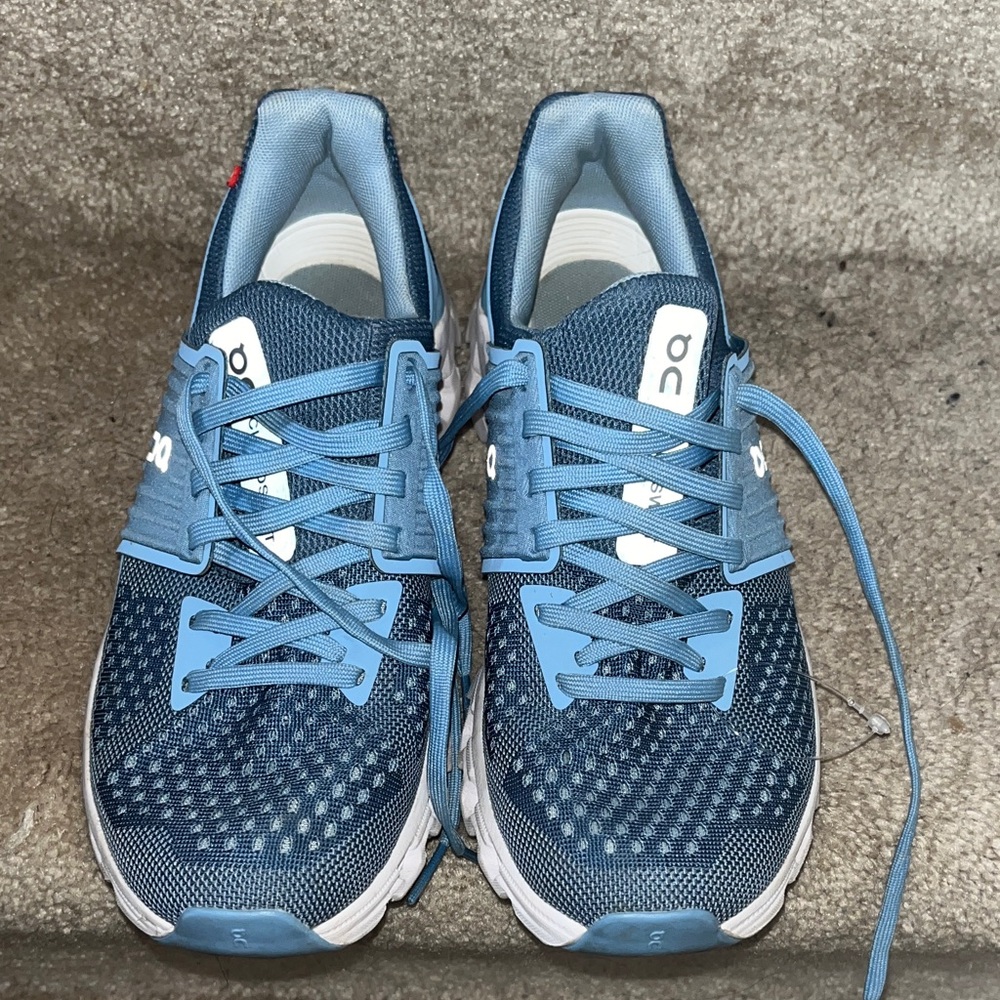 NOT FOR SALE. On Cloudwomen Lightweight Running Shoes in Navy/Light Blue
